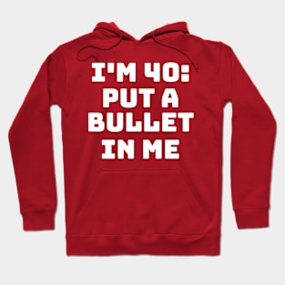 I'm over 40: put a bullet in me: The Big Door Prize, Chris O'Dowd Hoodie